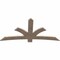 Ekena Millwork Davenport Smooth Timber Gable Bracket, Douglas Fir, 72"W x 36"H x 1 1/2"D x 5 1/2"F, 12/12 Pitch GBW072X36X0206DAV00SDF - alternate 2